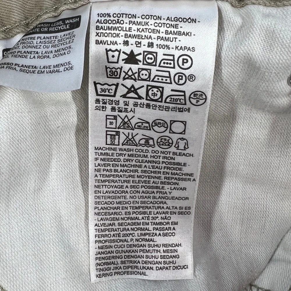 Levis Tan Khaki 505 Regular Straight Leg Pants Mens 40x30